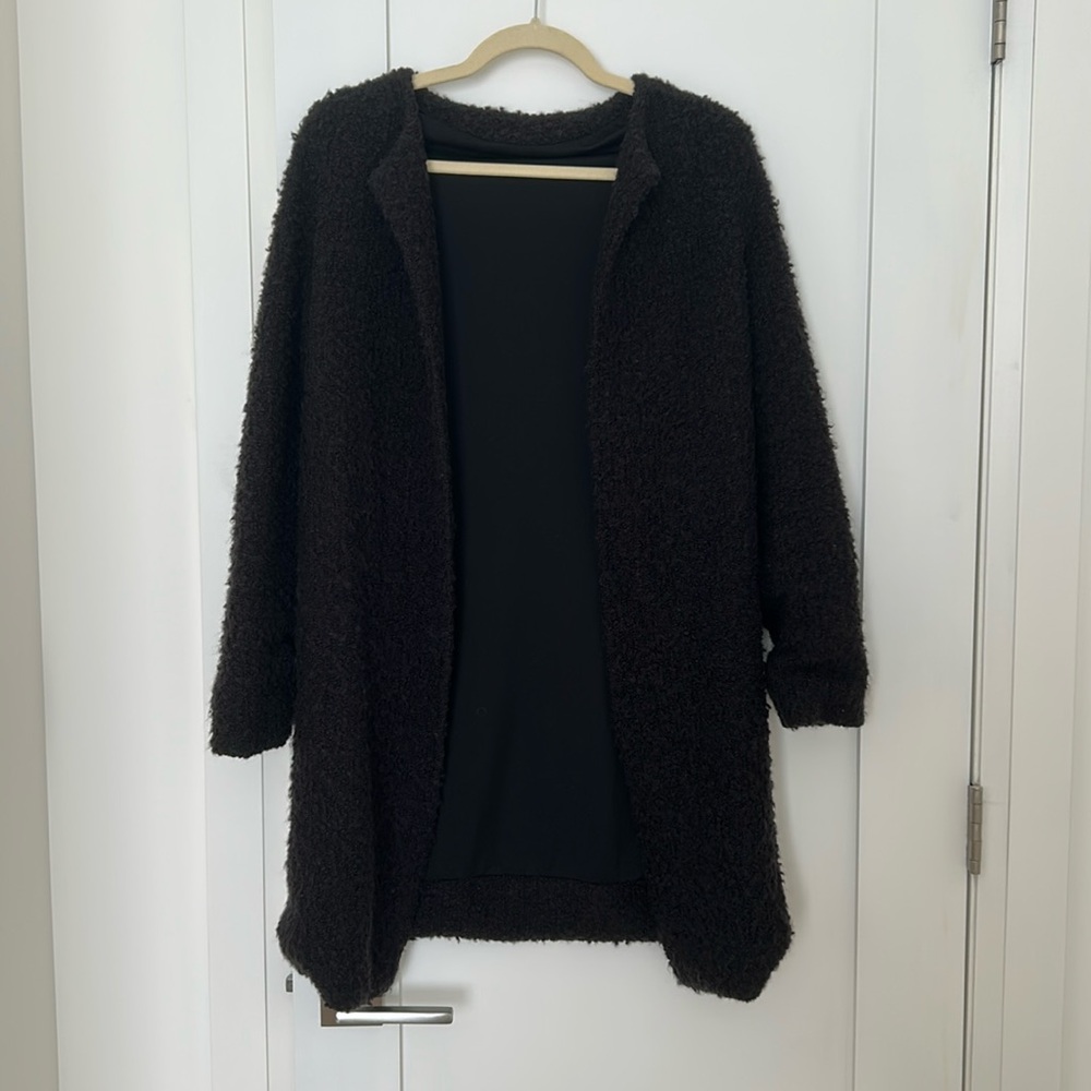 Long boucle jacket